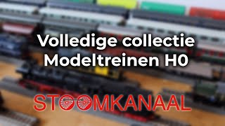 Volledige collectie Modeltreinen H0  Stoomkanaal [upl. by Nylhtiak]