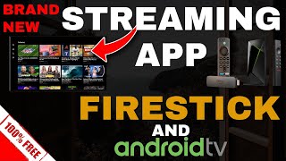 BRAND NEW FREE STREAMING APP for FIRESTICK amp ANDROID TV [upl. by Fayre]