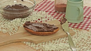 CREMA di NOCCIOLE e CACAO senza zucchero  RICETTA VELOCE  La Cucina di Lena [upl. by Oinotnaocram]