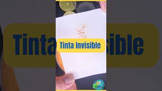 Experimento de tinta invisible utilizando jugo de limón 🍋 zonacientifica experimento ciencia [upl. by Kloman816]