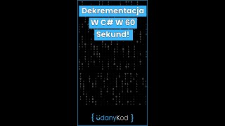 ⏱ Dekrementacja w C w 60 Sekund ⚡ shorts [upl. by Nomzzaj]