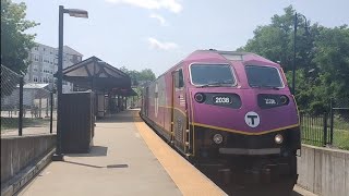 MBTA HSP46 2038 on the Greenbush line [upl. by Preciosa]