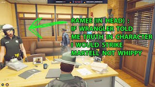 Cop Martell Bullies CROC Dundee Whole Situation  RAMEE POV  NoPixel GTA RP [upl. by Yesmar]