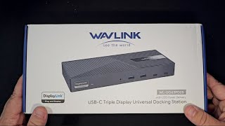 Wavlink Displaylink Docking Station 3 Monitors [upl. by Ecirpak]