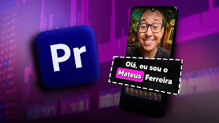 Como fazer LEGENDAS ANIMADAS no PREMIERE [upl. by Phip]