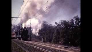 3501and 3526 Blue Mountains double header 1968 [upl. by Kcod437]