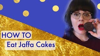 HOW TO EAT A JAFFA CAKE PROPERLY [upl. by Smailliw]