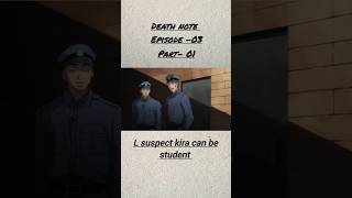 Death Note Episode 03 part1 Hindi dubbed deathnotehindi anime netflixanime japaneseanime [upl. by Madian]