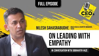 Mr Nilesh Sahasrabudhes Leadership Story at The CEOs Chair [upl. by Mitzl]