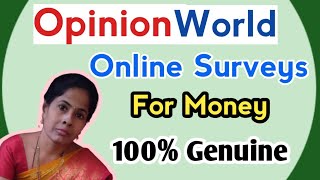 Opinion World Online Surveys for Money in Telugu  By iSmart Vanitha [upl. by Veradi]