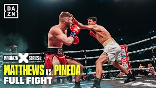 KNOCKED OUT OF THE RING  Ed Matthews vs Luis Pineda Full Fight [upl. by Wj]