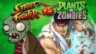 Street Fighter VS Plants VS Zombies [upl. by Lily]