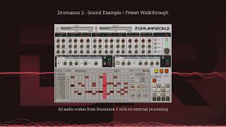 Drumazon 2 preset walkthrough 1 [upl. by Nebeur]