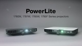 Epson PowerLite 1700 Series Compact Projectors  Take the Tour [upl. by Eerual]