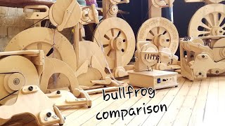 Spinolution bullfrog comparison to other Spinolutuon Spinning wheels [upl. by Stearne751]