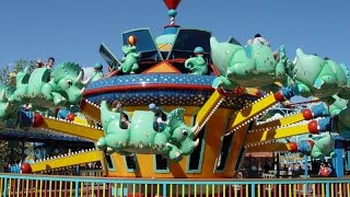 TriceraTop Spin at Disneys Animal Kingdom [upl. by Yoral716]