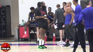 James Harden At Clippers Practice HoopJab NBA [upl. by Hajile334]