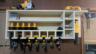 Cordless Drill Charging and Storage Rack [upl. by Annoirb]