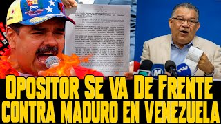 🔴FERREO OPOSITOR A MADURO SE ARRIESGA Y ENFRENTA A LA DICTADURA  ÚLTIMAS NOTICIAS [upl. by Acenom]