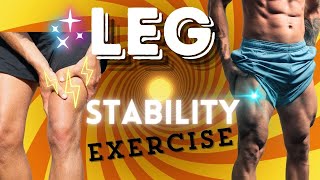 Effective Leg Workout for Stability at Home Improve Your Balance amp Core [upl. by Avla]