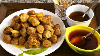 Korean meatballs with sauce Wanja 완자 [upl. by Stiruc]