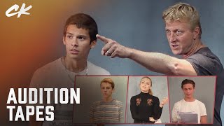 Your Favorite Cobra Kai Stars Audition Tapes  Cobra Kai William Zabka Xolo Maridueña [upl. by Acilejna]