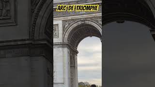 Arc de triomphe 🇫🇷  iconic history arcdetriomphe Paris france fyp [upl. by Crim]