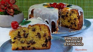 PAN DULCE NAVIDEÑO ESPONJOSO y Sin Amasar Fácil y Delicioso [upl. by Naej]