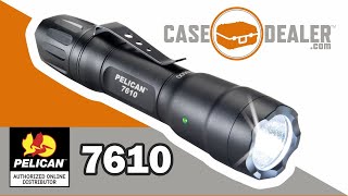 Pelican 7610 Tactical Flashlight Features [upl. by Otis314]