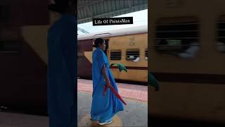 LifeOfLadyPointsmanInIndianRailways✨ladypointmantrending jobloveflaggingsound [upl. by Collette]