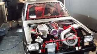 Toyota Mr2 3SGTE 1000hp PSI Racing Drag Starlet [upl. by Neilla]