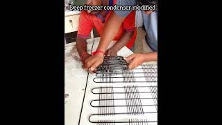 Deep freezer condenser modified short [upl. by Yenaj]