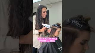 Hairdreams Laserbeamer Nano bonds can last 46 months hair hairstyle hairtutorial hairextensions [upl. by Ut940]