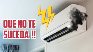 Evita los picos de Voltaje en MINISPLIT INVERTER  AIRE ACONDICIONADO INVERTER 2023 [upl. by Onaled358]