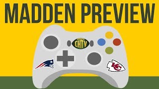 Madden Preview New England Patriots vs Kansas City Chiefs [upl. by Atillertse796]