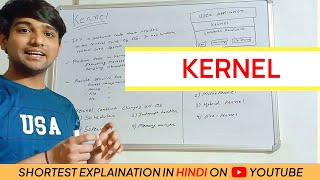 Kernel  Hindi Explanation  Operating System [upl. by Hogg790]