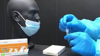 Instructions  2SAN Rapid Covid Nasal Antigen Test [upl. by Ultun]