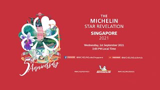 ⏰ SAVE THE DATE MICHELIN Guide Singapore 2021 Star Revelation amp Bib Gourmand selection release 🤩😋🇸🇬 [upl. by Aikemahs]