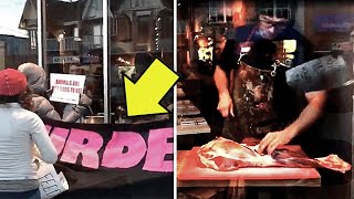 Restaurant Owner Revenge Leaves Vegan Protestors Horrified  Unbelievable Revenge Story [upl. by Siuoleoj]