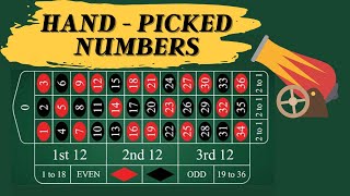 STRATEGIC Number Selections To WIN At Roulette [upl. by Aenert27]