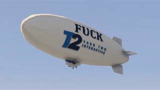 quotFuck TakeTwoquot Blimp for Grand Theft Auto V [upl. by Notsae]