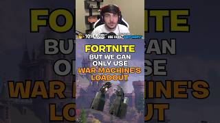 We Can ONLY Use WAR MACHINES Loadout Challenge fortnite [upl. by Hrutkay]