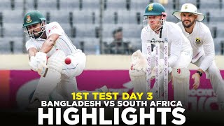 Full Highlights  Bangladesh vs South Africa  1st Test Day 3  M3H1K [upl. by Antoine]