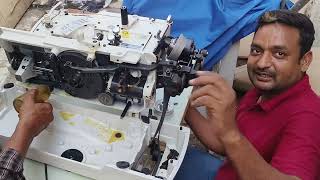 Juki 2500 Series Overlock machine made in Japan price in pakistan  Overlock machine Looper Timing [upl. by Ydnahs]