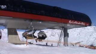 Lattenalm Bahn Eggalm  Ski Zillertal 3000 [upl. by Binnings]