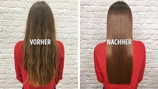 Mit diesen einfachen Mitteln wurden meine Haare glatt und seidig [upl. by Alanson]