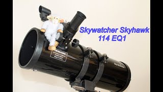 Skywatcher Skyhawk 114 EQ1 telescope 10921 [upl. by Lletniuq510]