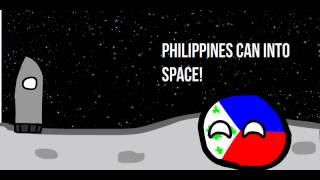 Polandball Animation  Philippines Can Into Space [upl. by Kieryt]