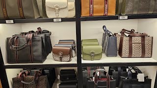 😍COACH OUTLET🛍 BAGS WALLET BELTS amp MORE LETS BROWSE🎒👜 [upl. by Phiona]