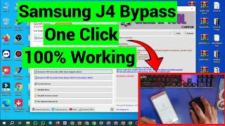 Samsung J400F J4 Frp Bypass Unlock  SamFw Tool One Click  Google Account Bypass  Gmail Account [upl. by Atterbury]